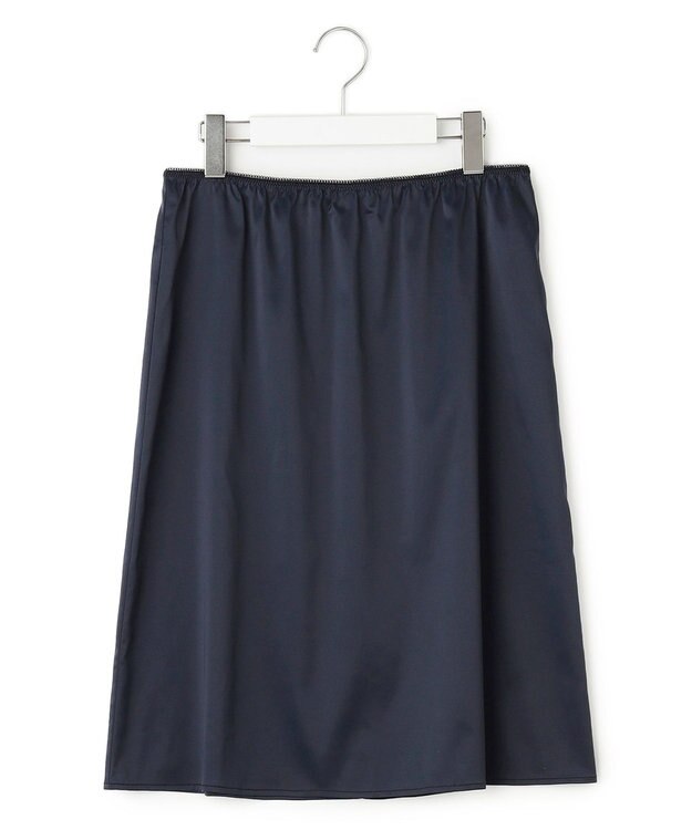 23区 【洗える】バックサテンアムンゼン タイプリント ワンピース ネイビープリント