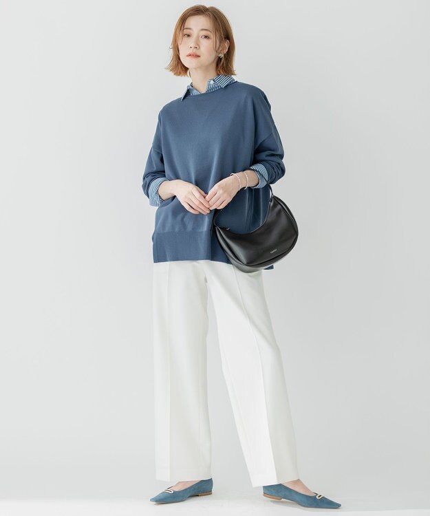 23区 【STORY7月号掲載】YAHKI SOFT W FACE ムーン バッグ ブラック系