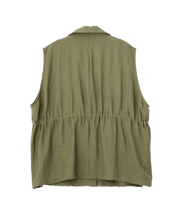 Green Parks ドロストミリタリーベスト Khaki