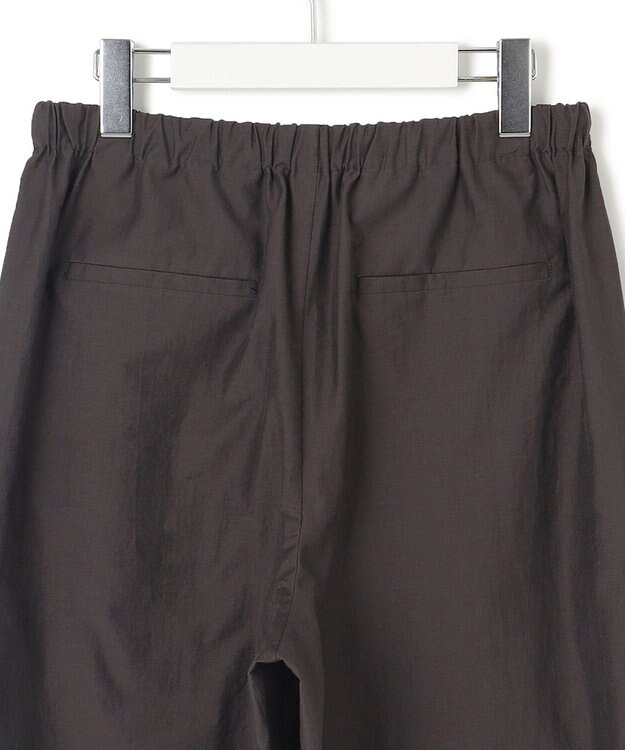 23区 L MANTECO ブライトワッシャー ワイド パンツ ダークブラウン系