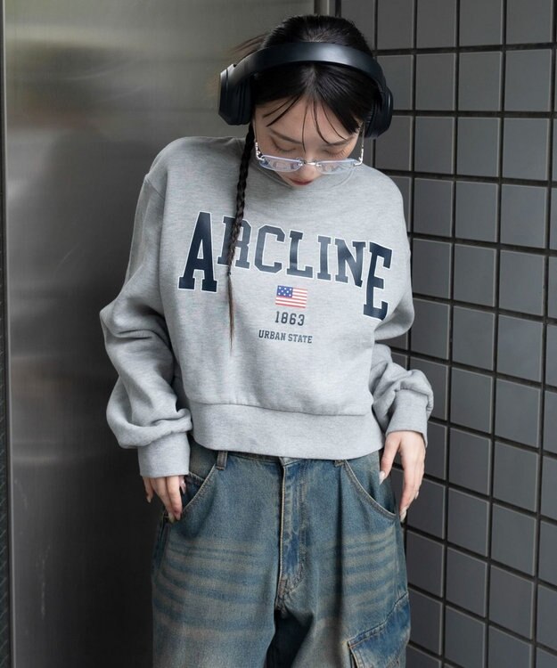 WEGO 【暖かい/裏起毛】裏起毛グラフィックスウェット 柄3