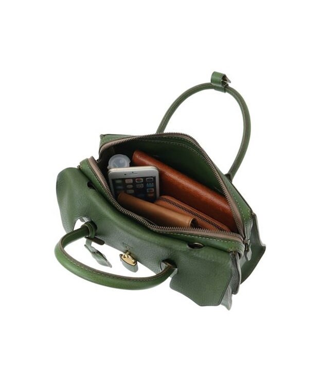 genten ミネルヴァ ミニ2WAYショルダーバッグ グリーン