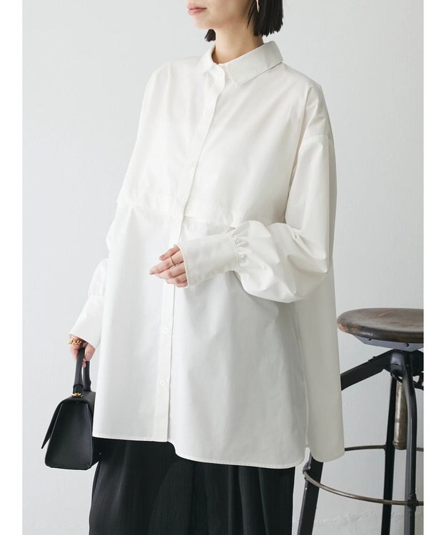 Green Parks AnriettMusee ２ＷＡＹオーバーサイズシャツ Off White