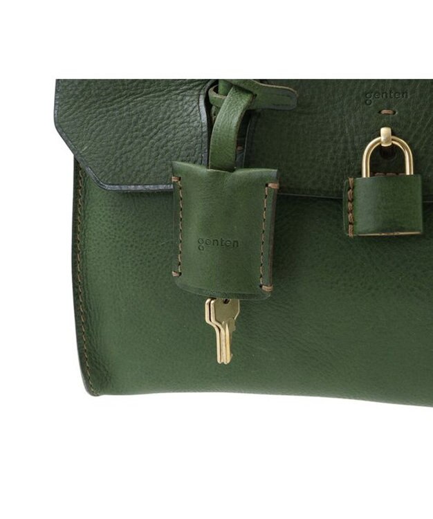 genten ミネルヴァ ミニ2WAYショルダーバッグ グリーン