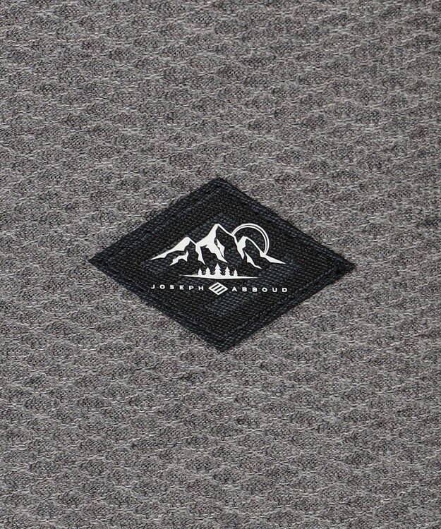 JOSEPH ABBOUD MOUNTAIN 【MADE IN JAPAN】ダイヤモンドワッフル 長袖 アウトドア Tシャツ グレー系