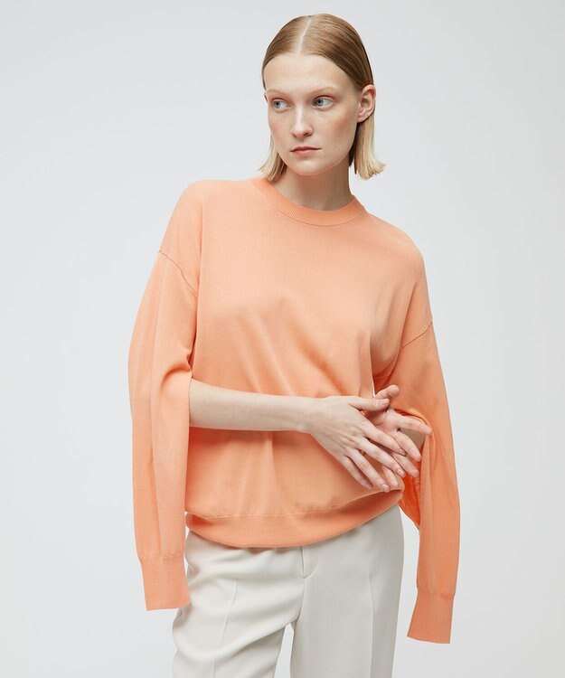 BEIGE， PIERIS / クルーネックニット Apricot