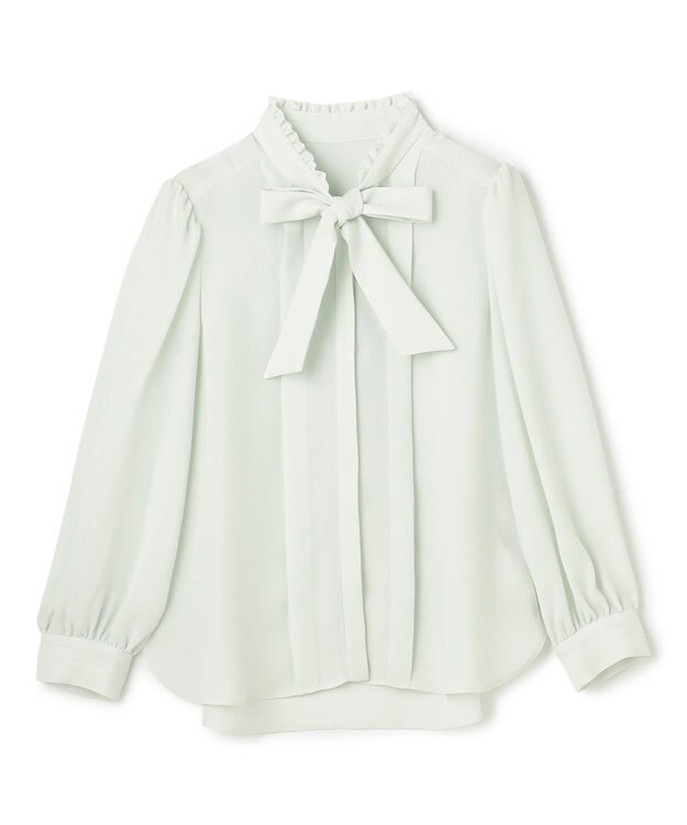 TOCCA PROMISE RIBBON ROSETTE ブラウス ライトグリーン系
