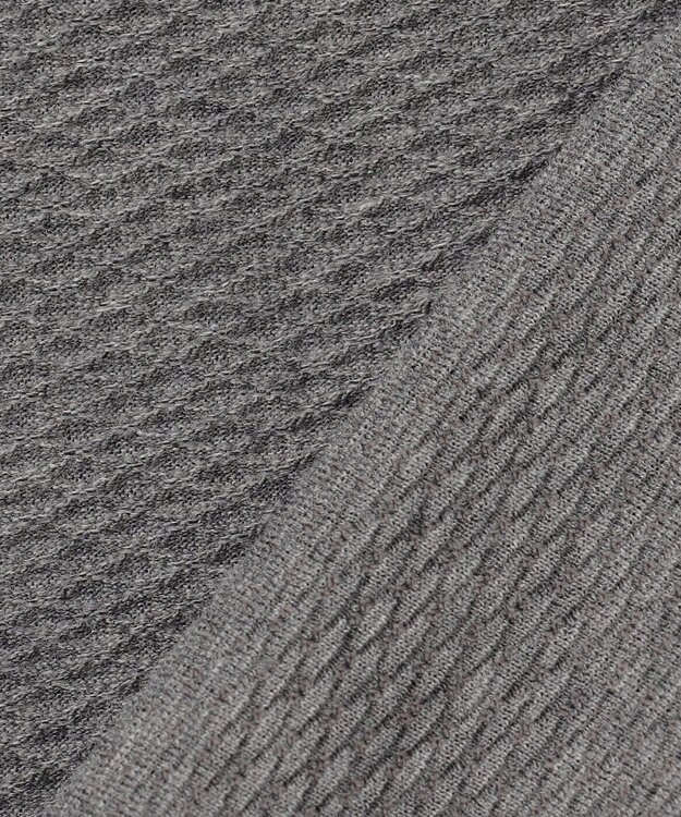 JOSEPH ABBOUD MOUNTAIN 【MADE IN JAPAN】ダイヤモンドワッフル 長袖 アウトドア Tシャツ グレー系