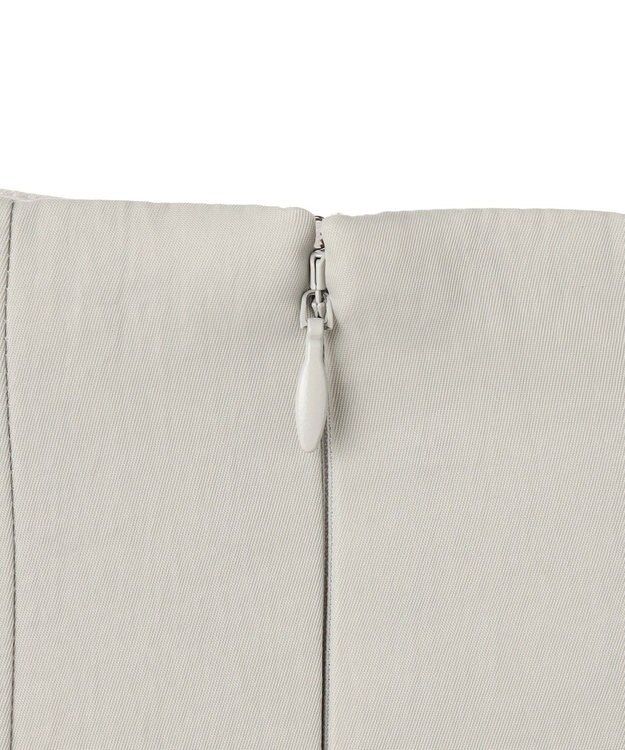 uncrave ヴィンテージタフタ フレアスカート ライトグレー