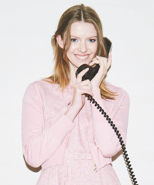 TOCCA 【洗える】PINK BASKET KNIT カーディガン ピンク系