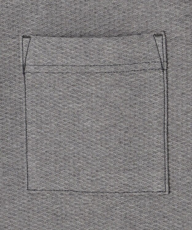 JOSEPH ABBOUD MOUNTAIN 【MADE IN JAPAN】ダイヤモンドワッフル 長袖 アウトドア Tシャツ グレー系