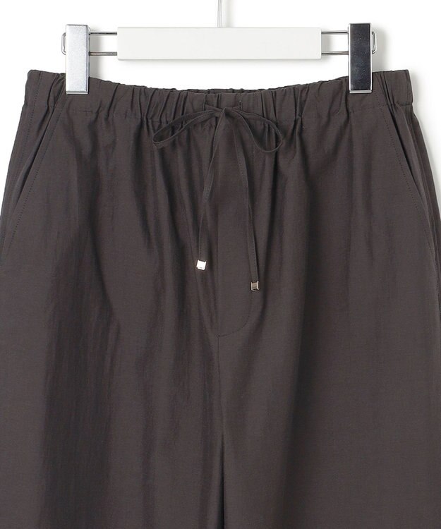 23区 L MANTECO ブライトワッシャー ワイド パンツ ダークブラウン系