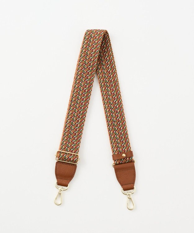 russet アレンジショルダーベルト【ミックステープ】(CE-1147) Camel