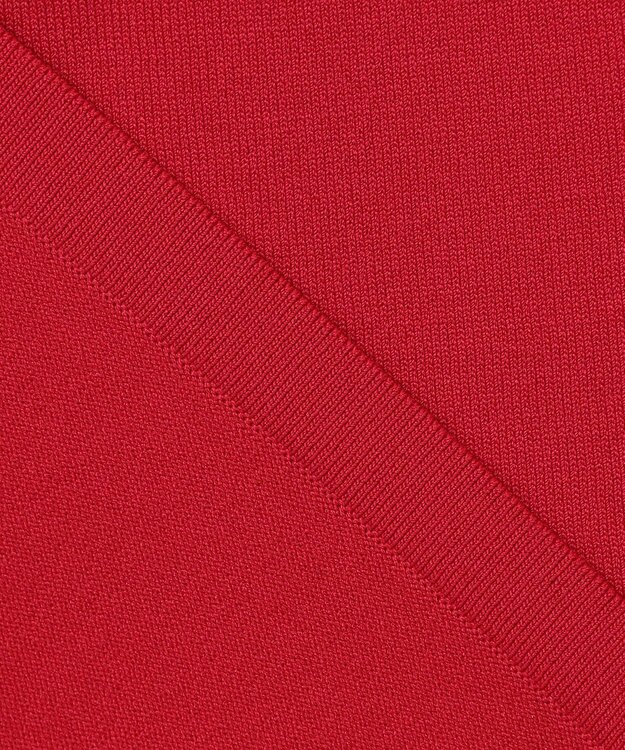 組曲 クルミボタン ニットカーディガン レッド系