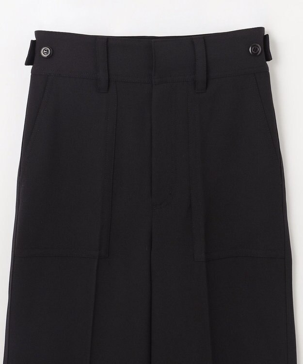 GRACE CONTINENTAL サテンベイカーパンツ ブラック