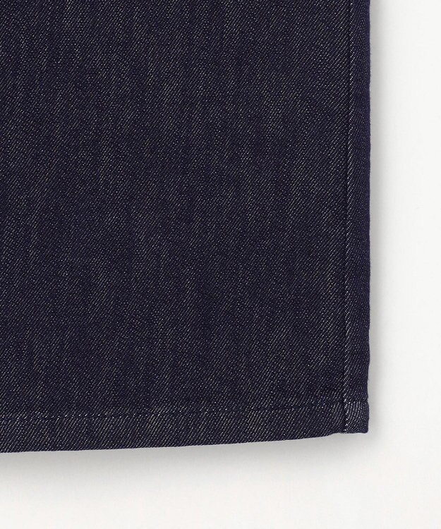 自由区 【洗える】ウスカルデニムAライン スカート インディゴ