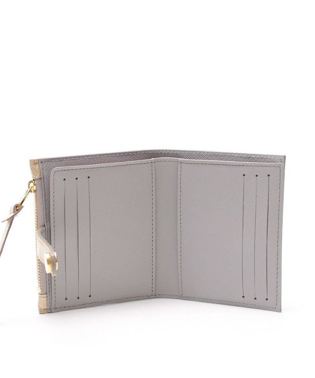 A.D.M.J. 【牛革】クラックメタル/イタリアンレザースモールウォレット オロ　マット