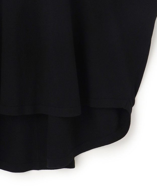 ICB L 【新色追加・WEB限定カラーあり】 ヴィスコースワイド タートルネックプルオーバー キャメル×ブラック［WEB限定］