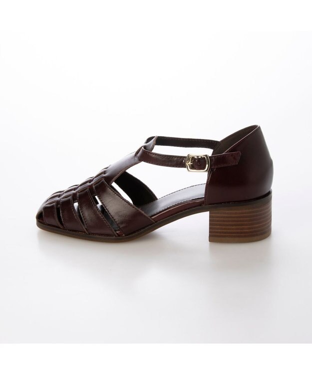 ing <ing>Tストラップグルカシューズ ダークブラウン