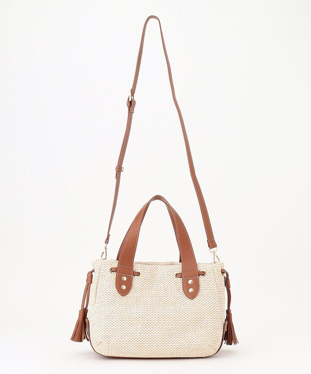 LA BAGAGERIE サイドタッセルサマートート　Sサイズ アイボリー