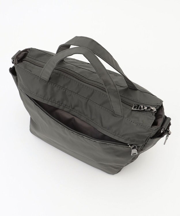 Y'SACCS 【Y’SACCS vous et】サイドジップ2WAYミニトート ダークグレー