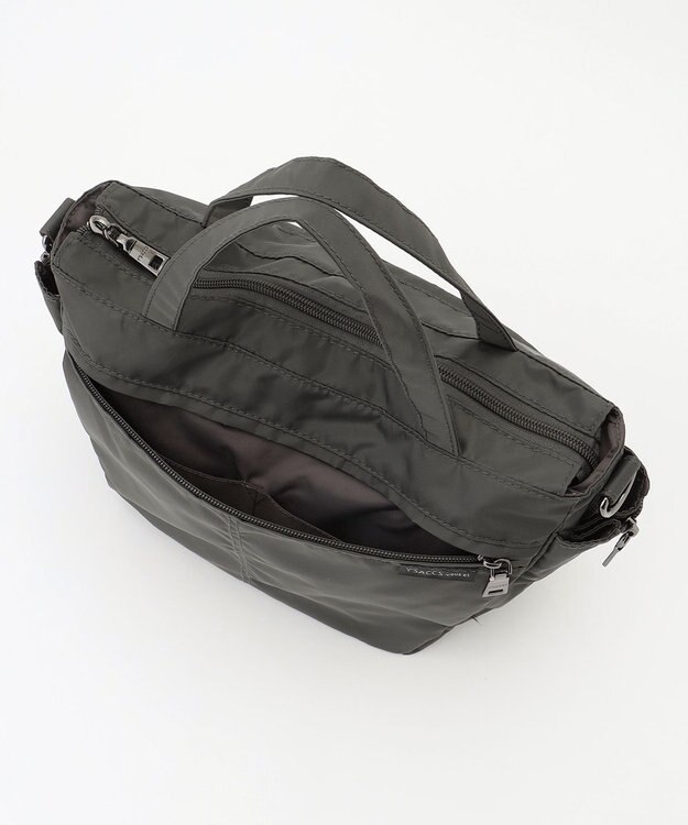 Y'SACCS 【Y’SACCS vous et】サイドジップ2WAYミニトート ダークグレー