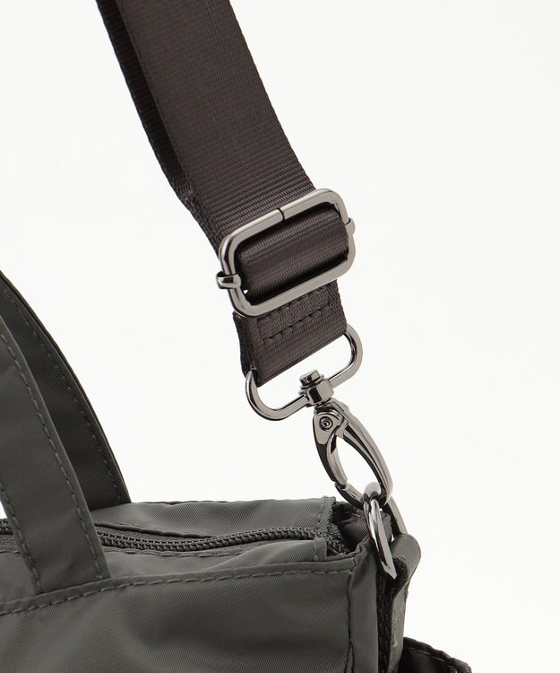 Y'SACCS 【Y’SACCS vous et】サイドジップ2WAYミニトート ダークグレー