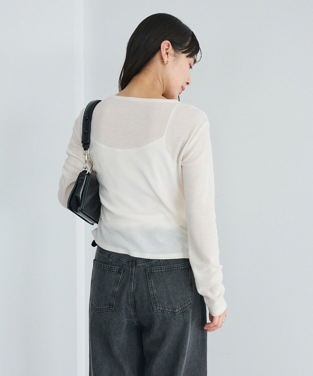 CRAFT STANDARD BOUTIQUE シャーリングカーディガン Ivory