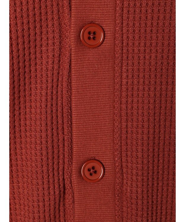 CRAFT STANDARD BOUTIQUE ワッフルカーディガン Brick Red