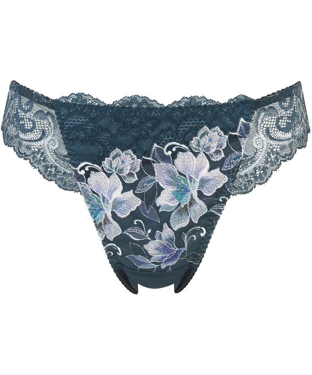 Wing Ｔバックショーツ Wing Lesiage 【2860シリーズ】 PB2860・PB2861とペア Ｔバック初心者にもおすすめ はきこみ丈あさめ PF2862 ウイング／ワコール グレイッシュブルー