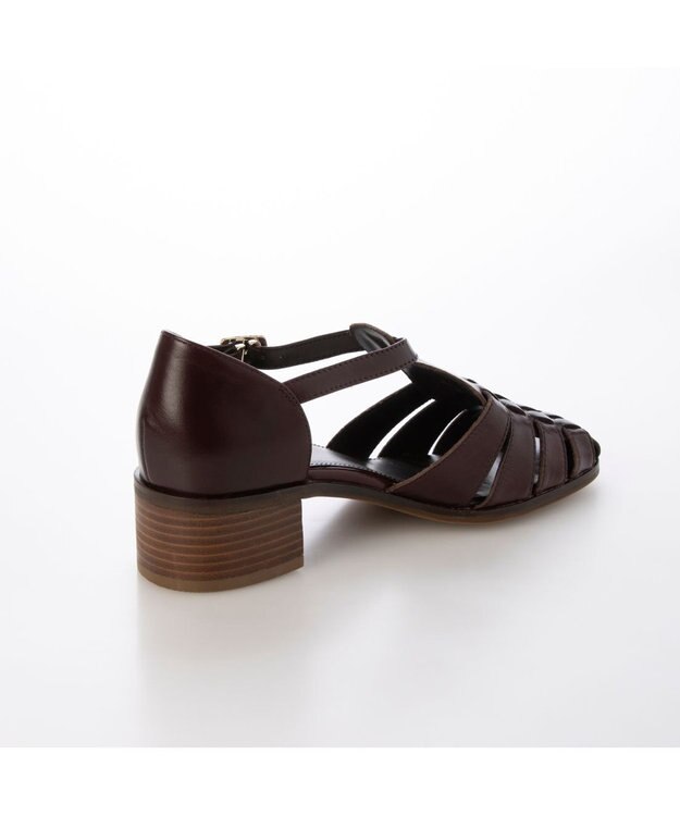 ing <ing>Tストラップグルカシューズ ダークブラウン