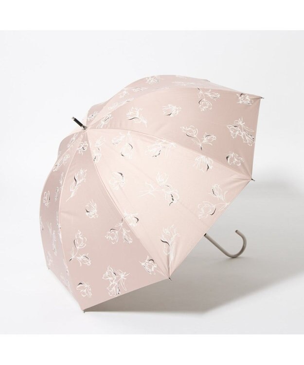 UNBILLION cache nez / チューリッププリントバルーンショートパラソル ピンク