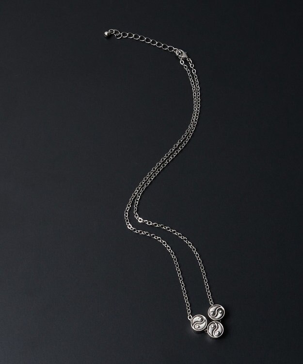 WEGO M立体モチーフ3連ネックレス 柄2