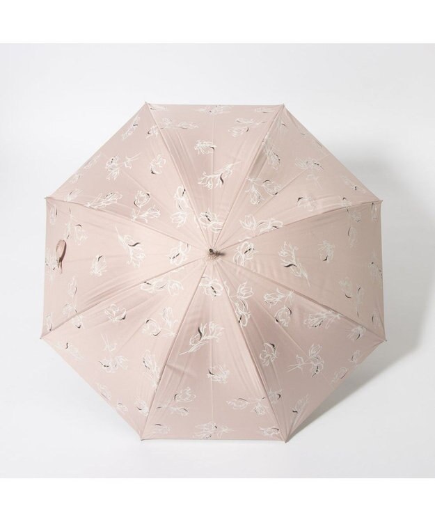 UNBILLION cache nez / チューリッププリントバルーンショートパラソル ピンク