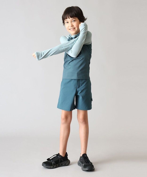 Columbia Columbia/ キッズアイテム/ サンディショアロングスリーブサンガード /コロンビア Everblue Crushed Blue