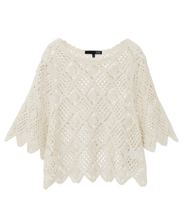 Green Parks ・ＳＵＧＡＲ　ＳＰＯＯＮ　クロシェプルオーバー Ivory