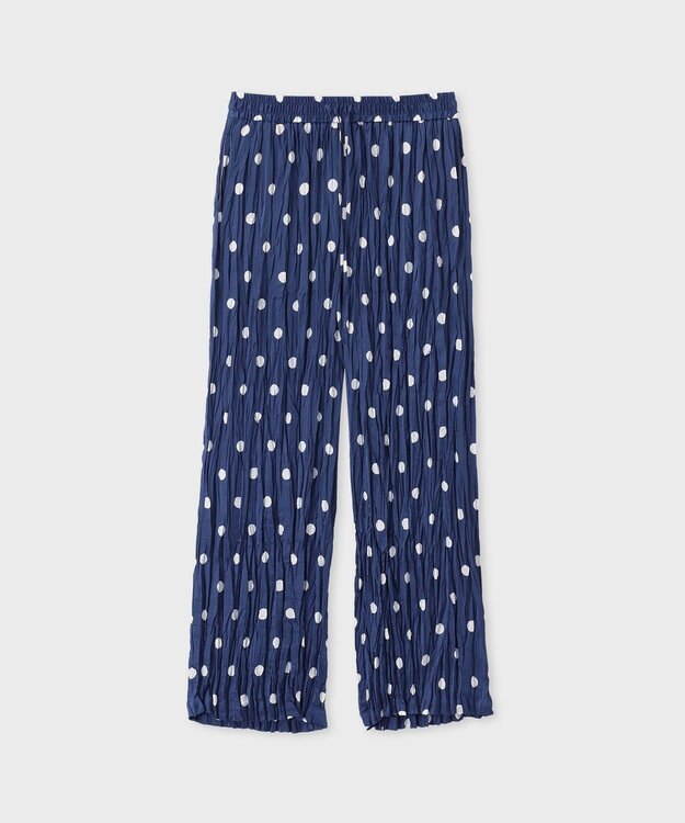 Paul Smith Large Polka ワイドパンツ インディゴブルー