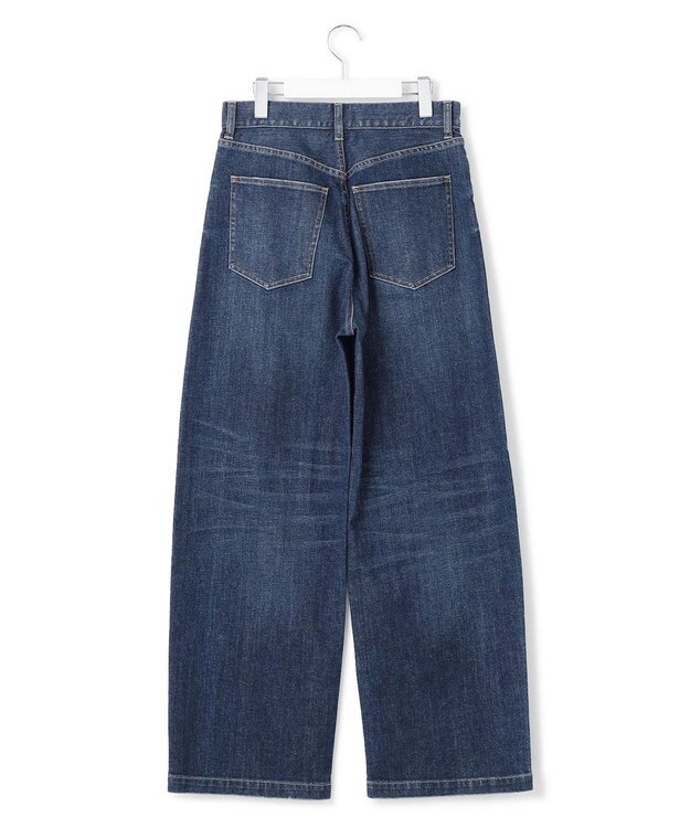 23区 S 【一部店舗限定】23区DENIM ストレッチ ワイドパンツ ミッドブルー