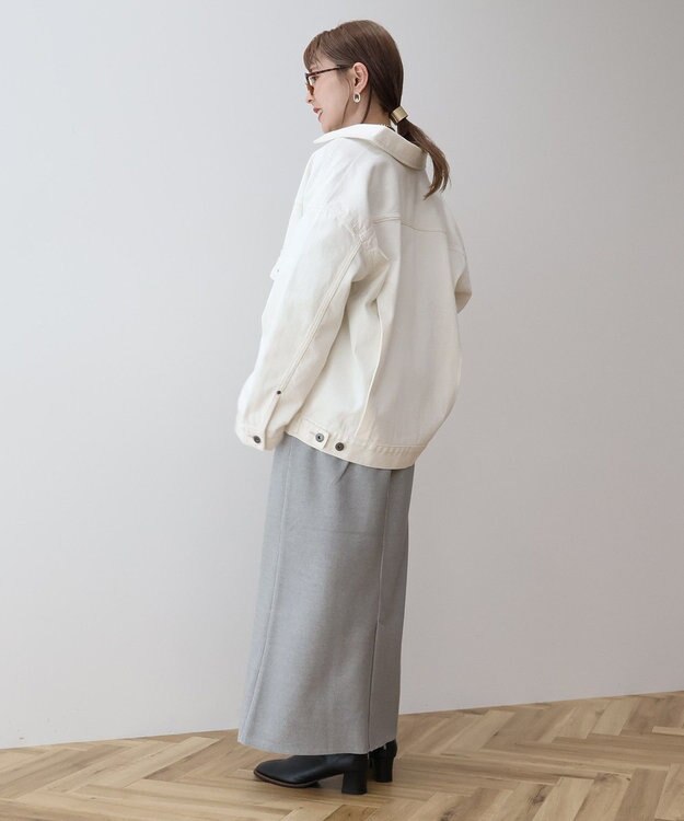 AMERICAN HOLIC デニムオーバージャケット Off White