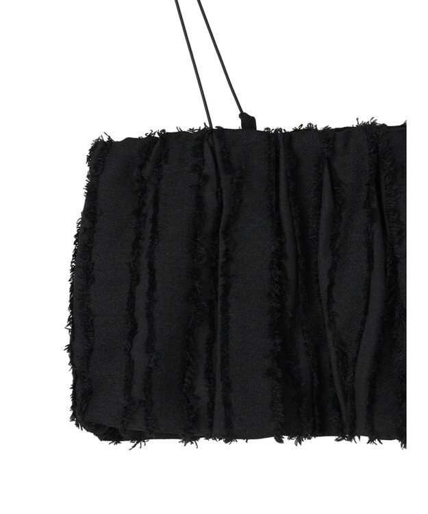 Green Parks ・ＡＮＤ　ＳＥＡＲＣＨフリンジストライプバルーンキャミ Black