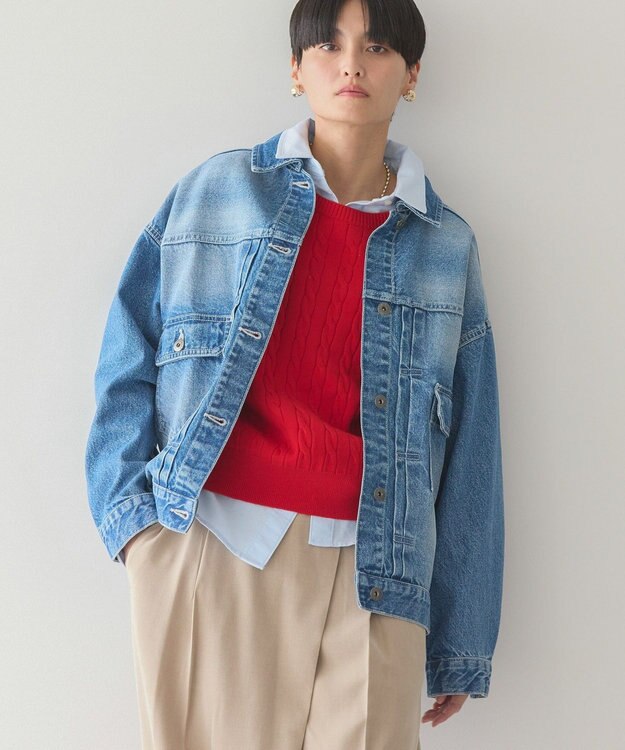 AMERICAN HOLIC デニムオーバージャケット Indigo