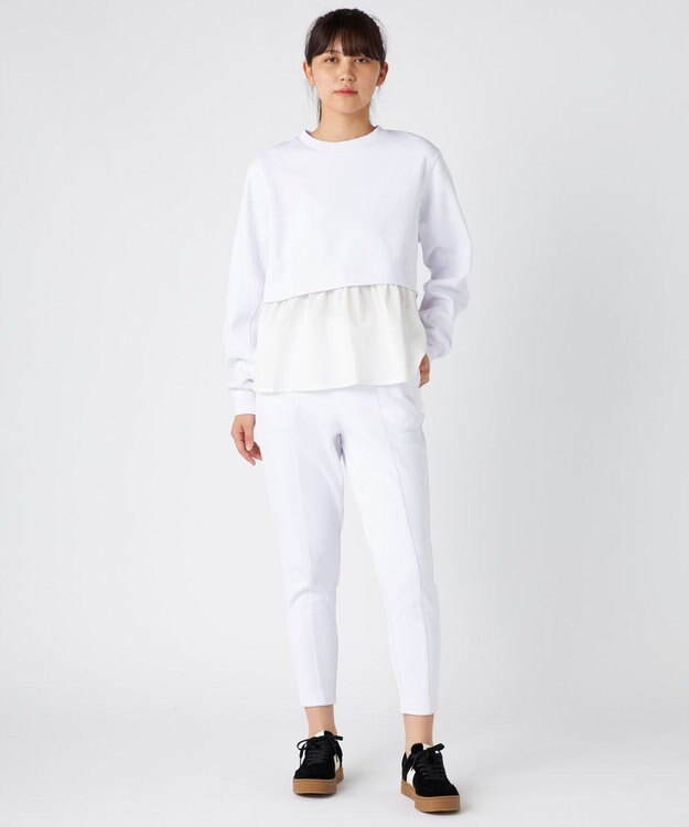 OP／FILA 【ocean pacific】らくティブ/ダンボールイージーテーパードパンツ アイボリー