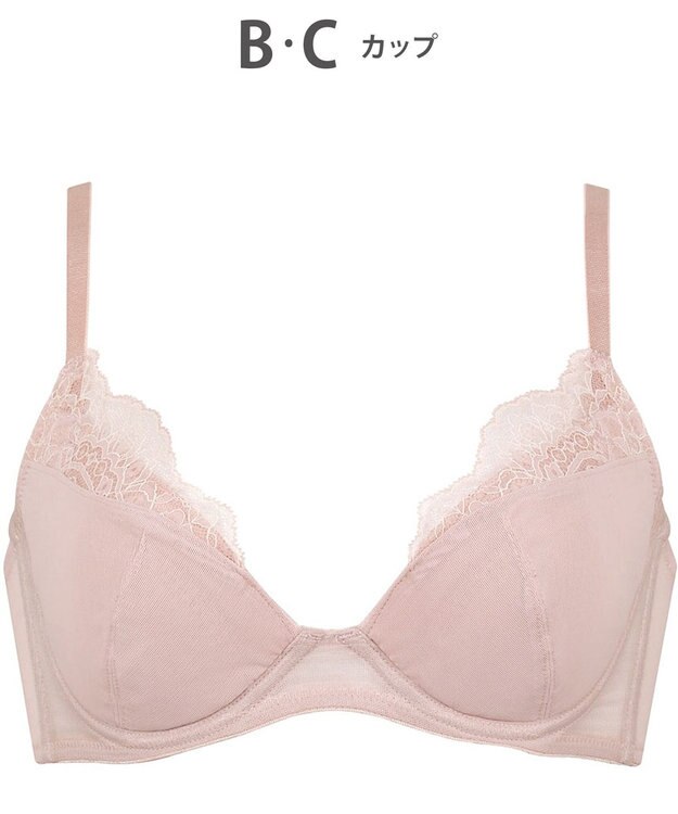 Wing ブラジャー 脇高設計 脇肉・背中すっきり バストふっくら 【脇肉スマートブラ】 ブラ KB2640 ウイング／ワコール ピーチ