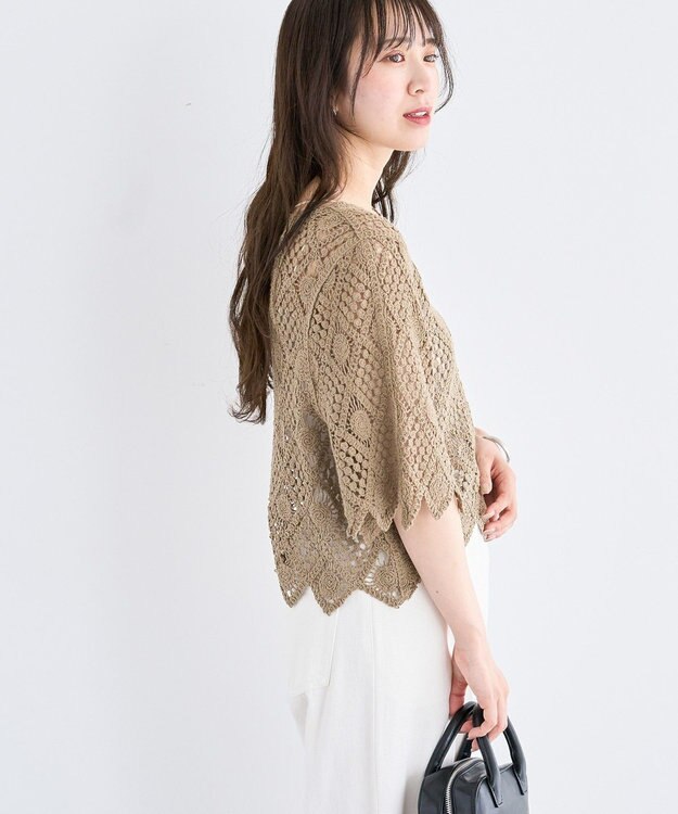 Green Parks ・ＳＵＧＡＲ　ＳＰＯＯＮ　クロシェプルオーバー Ivory