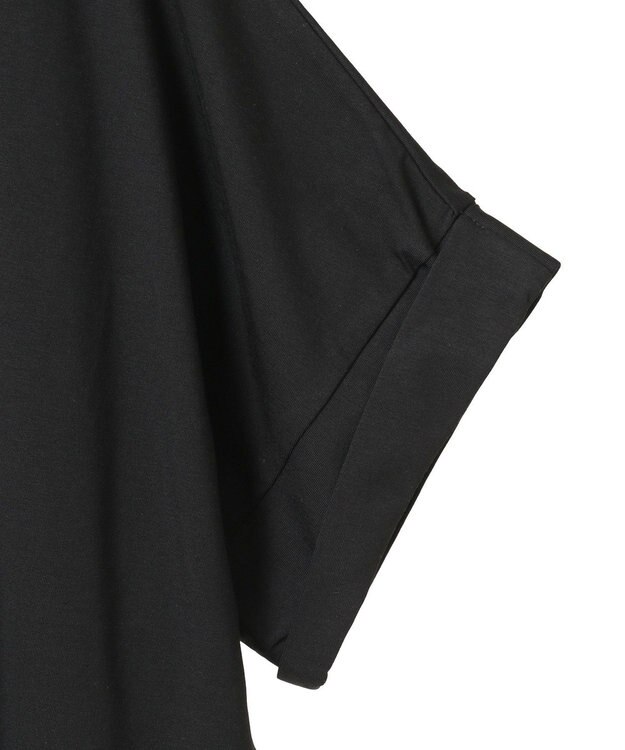 YECCA VECCA 裾ドロストデザインロゴTee Black