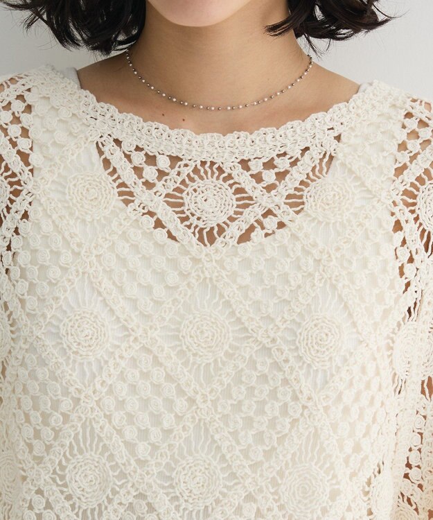 Green Parks ・ＳＵＧＡＲ　ＳＰＯＯＮ　クロシェプルオーバー Ivory