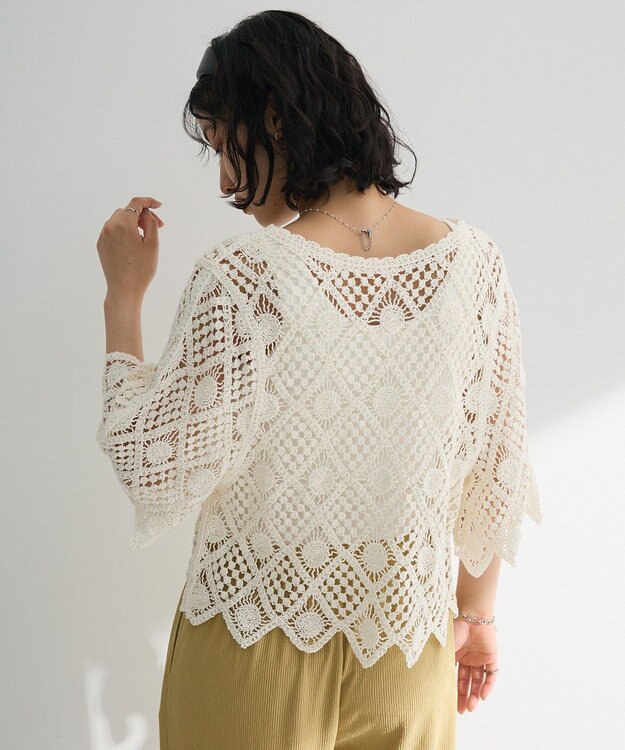 Green Parks ・ＳＵＧＡＲ　ＳＰＯＯＮ　クロシェプルオーバー Ivory