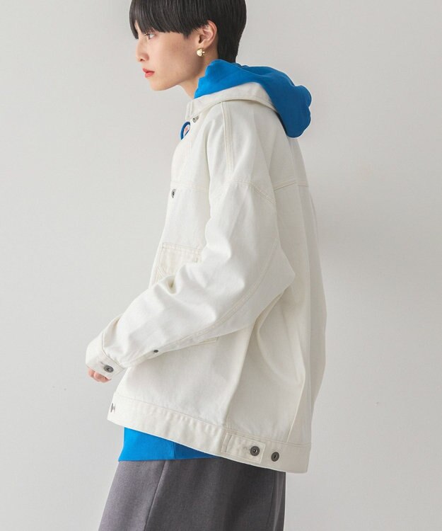 AMERICAN HOLIC デニムオーバージャケット Off White