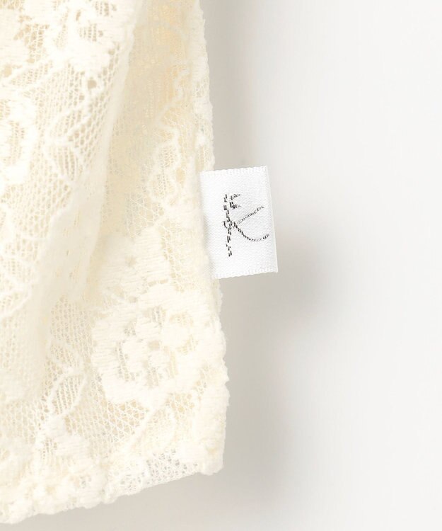 組曲 KIDS 【110-140㎝】スノウレースレイヤード トップス オフホワイト