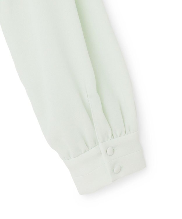 TOCCA PROMISE RIBBON ROSETTE ブラウス ライトグリーン系